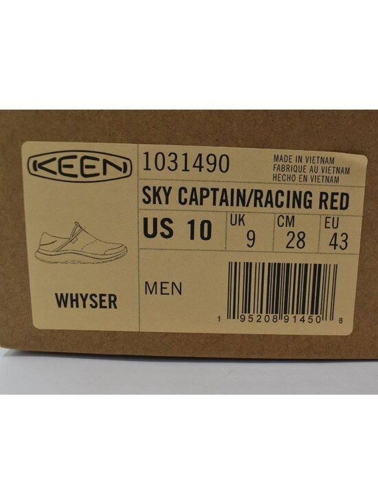 Keen Mens Size 10 Whyser Navy Blue Sky Captain Slip On Lightweight Shoes main image 6